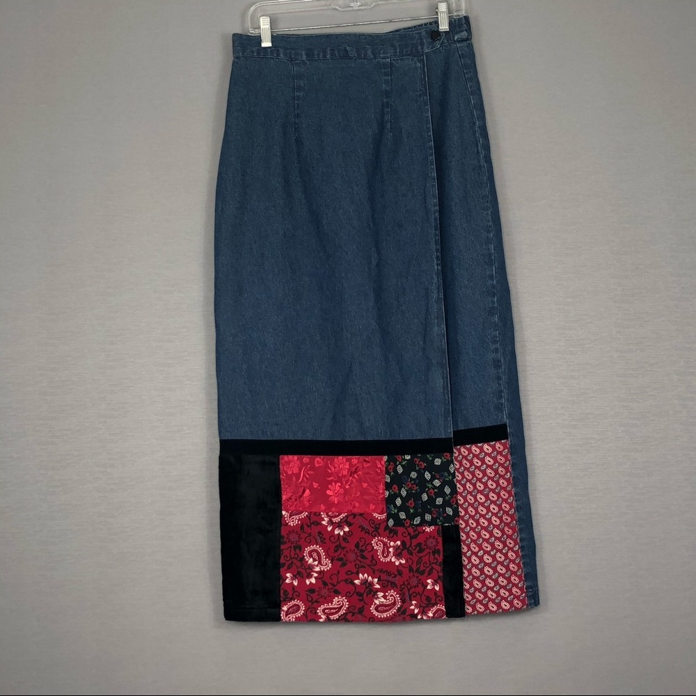 Sun River Clothes Co Jean Maxi Skirt Women’s SZ M